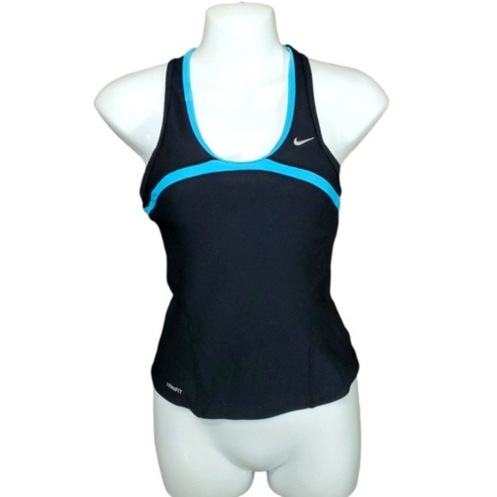 NIKE FIT Black Sport Tank With Built In Bra